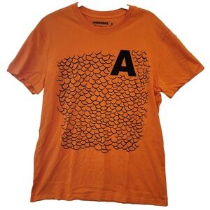 Underoos Aquaman Shirt Mens Medium Orange DC Comics Superhero Costume Tee